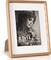 11 Picture Frame, USA-Sourced Oak Wood Photo Frame with HD Tempered Glass, Handcrafted Rounded Corner 8.5 x 11 Wooden Frame Matted to 6x8 Photos, 8.5x11 frame, Tabletop or Wall Display